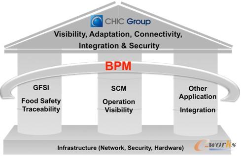 圖2 熙可集團IT框架圖