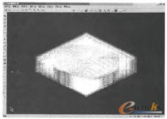 仿真加工的刀具軌跡