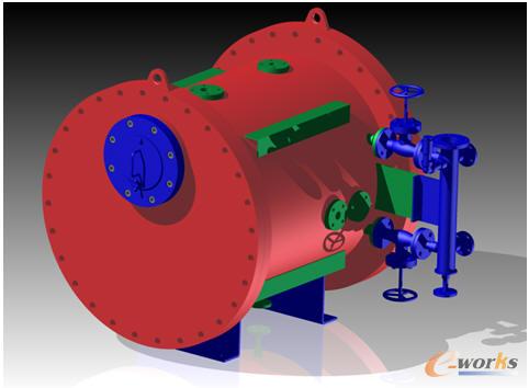核電設備三維渲染圖