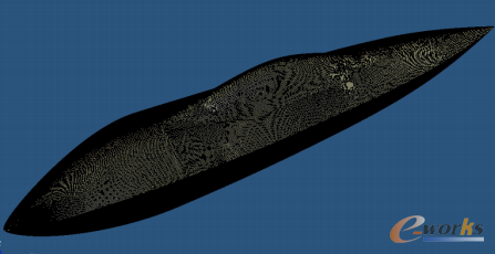 圖7 HPERMESH軟件中網(wǎng)格模型