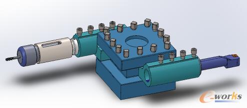 浮動(dòng)攻絲刀柄等軸側(cè)視圖